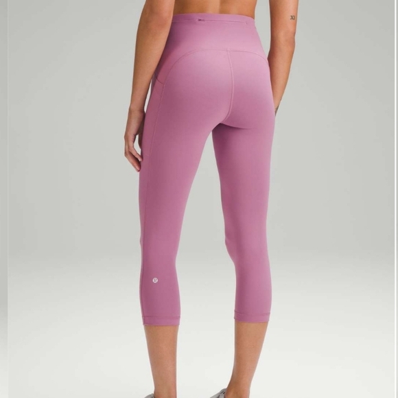Lululemon Swift Speed High-Rise Crop 21"Velvet Dust (First Release) Sz 4 - Picture 1 of 8